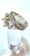 Huge 5.5 Ct Sparkling Lab Simulated Diamond Ring