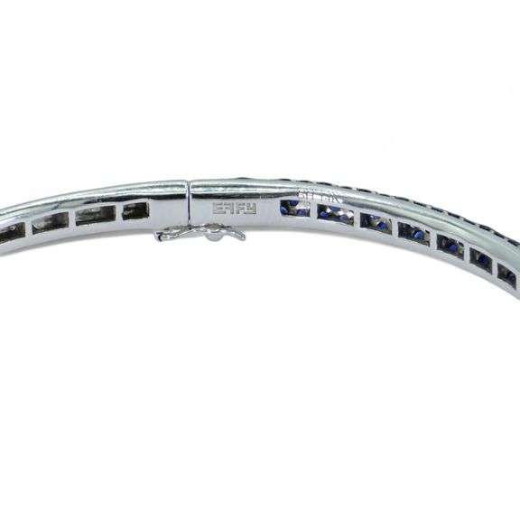 EFFY Natural Royal Blue sapphire Bangle / Bracelet