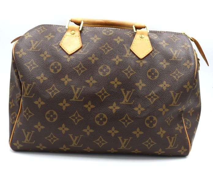 Louis Vuitton Speedy 30 Monogram Handbag W/Key