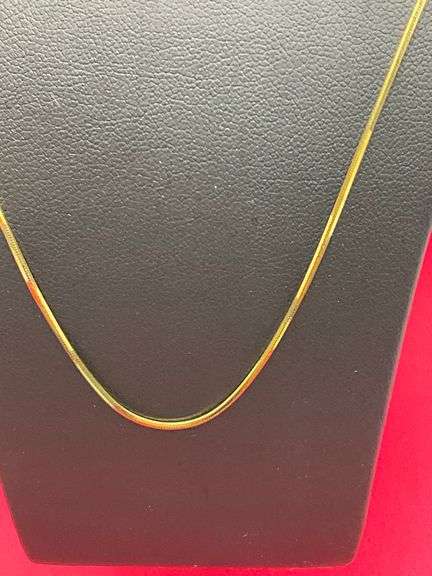 BRAND NEW 18K YELLOW GOLD SNAKE CHAIN