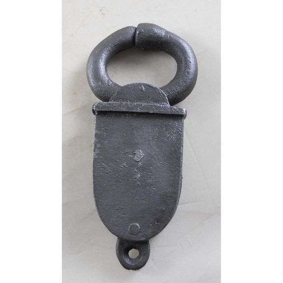Antique Style Crab Lock Padlock with 2 Skeleton Keys