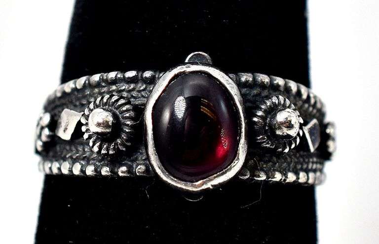 Ruby Gemstone Ring in Sterling Silver