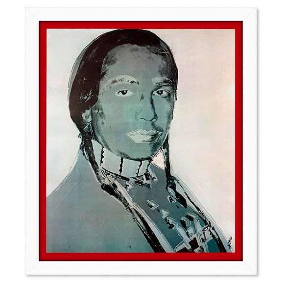 American Indian 2 Piece Set (Red & Blue) by Warhol