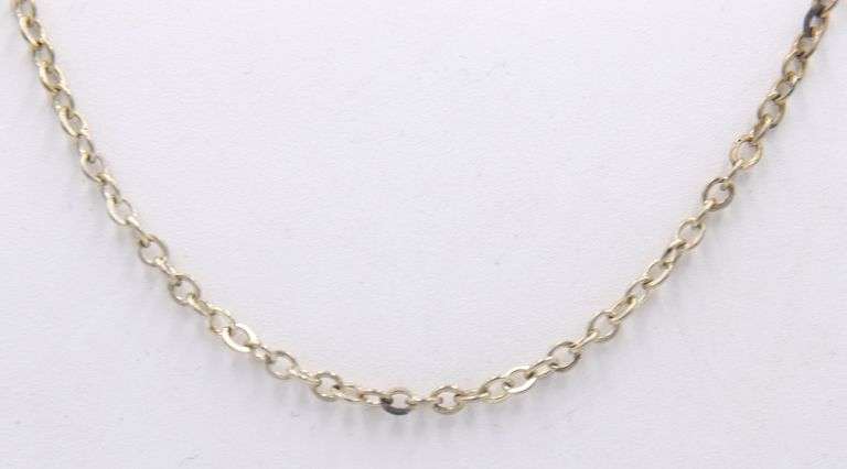 Vintage 925 sterling silver chain necklace