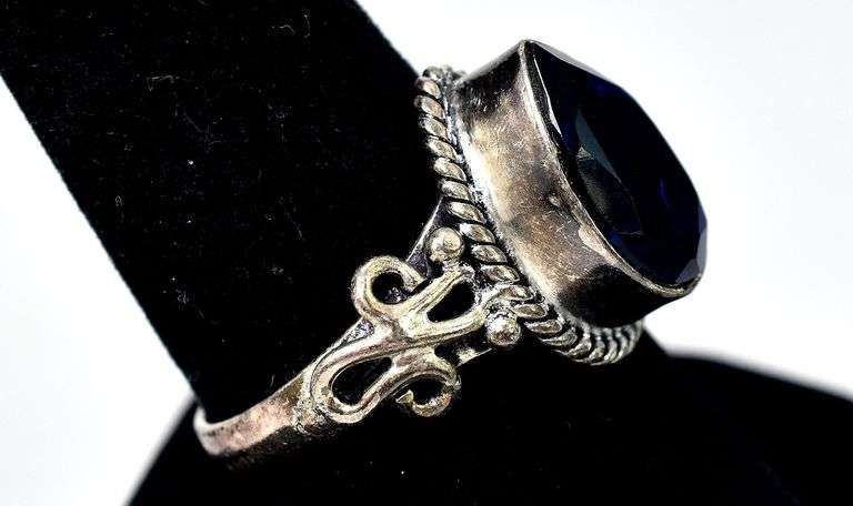 Southwestern Style Dome Ring in Sterling Silver