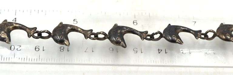 Group lot of 7 Vintage 925 sterling silver bracelets