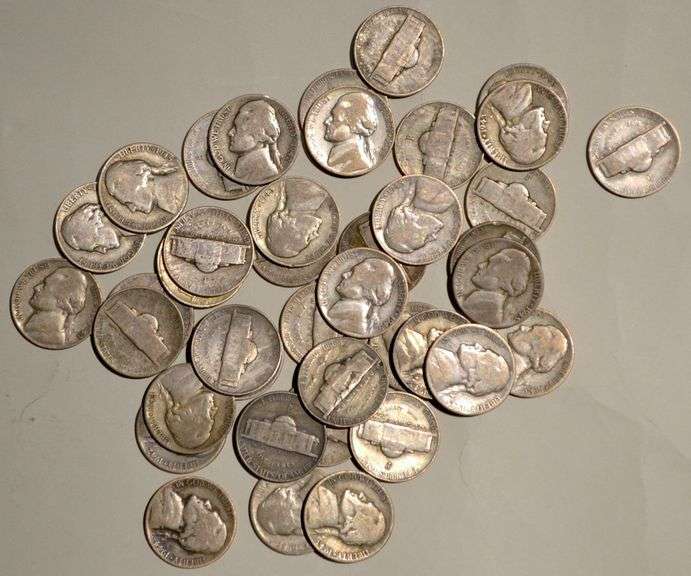 38 Silver War Nickels