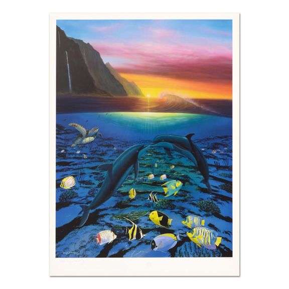 Kiss for the Sea by Wyland,