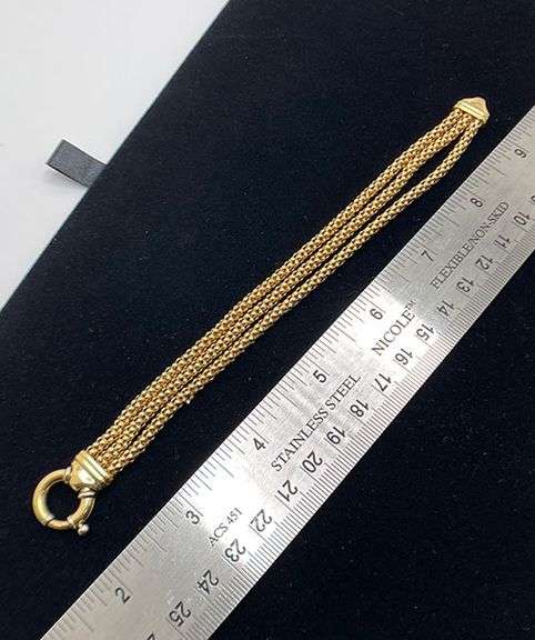 Italian 18k Yellow gold bracelet
