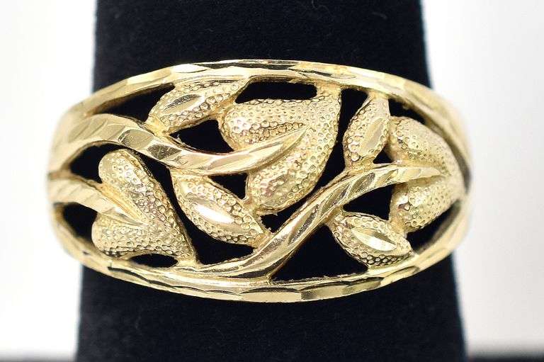 Darling 10K Yellow Gold Dome Ring