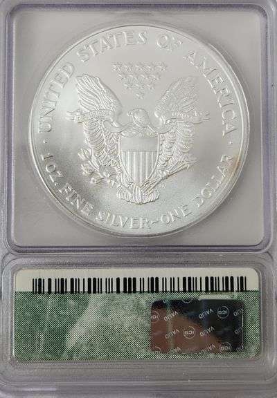 2004 MS 70 ICG Silver Eagle