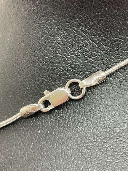 BRAND NEW 14K WHITE GOLD SNAKE CHAIN