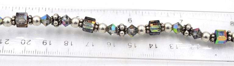 Group lot of 5 colourful gemstone bracelets