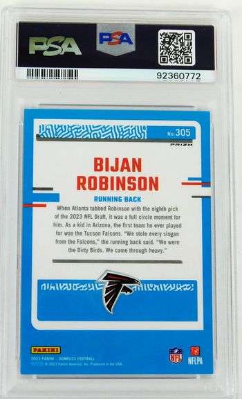 Bijan Robinson Football Card, NM-MT 8