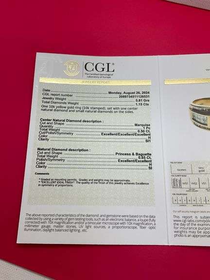 CERTIFIED 14K YELLOW GOLD DIAMOND ENGAGEMENT RING