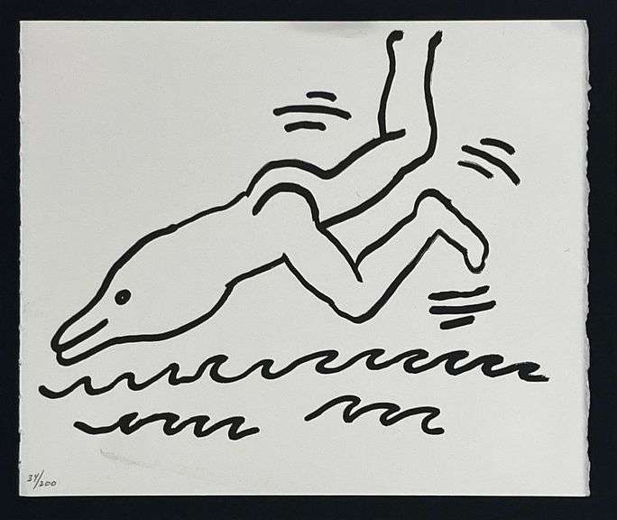 Collectible Limited Edition Keith Haring Circa 1986