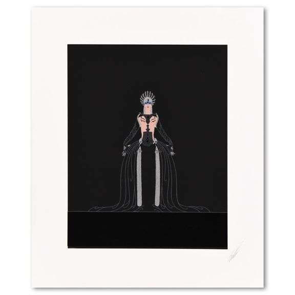 Kissing by Erte (1892-1990)