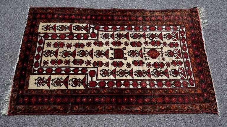 Handmade Persian Yazd 2.8x4.3