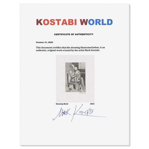 Glowing Bond by Kostabi