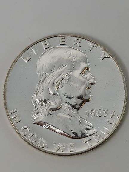1963 Proof Quality Franklin Half Dollar