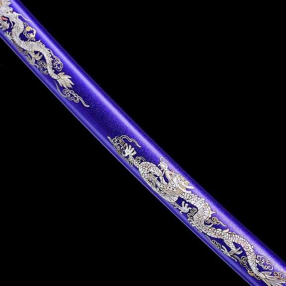 Full Tang Clay-Tempered Dragon Katana