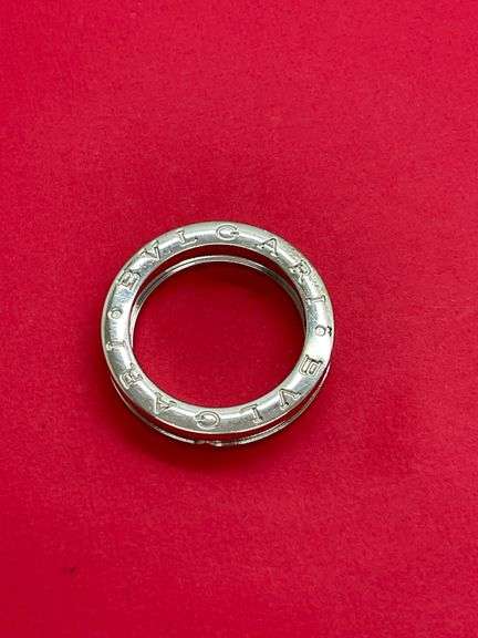 BVLGARI B-ZERO1 1Band Ring 18K White Gold 750