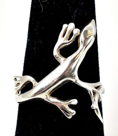 Lizard Ring in Sterling Silver