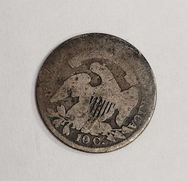 1833 Capped Bust Dime, Circulated