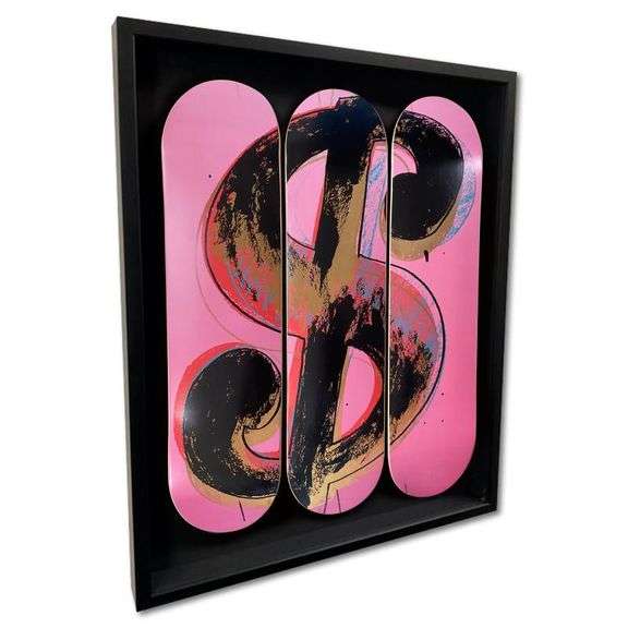 Dollar Sign Pink by Warhol