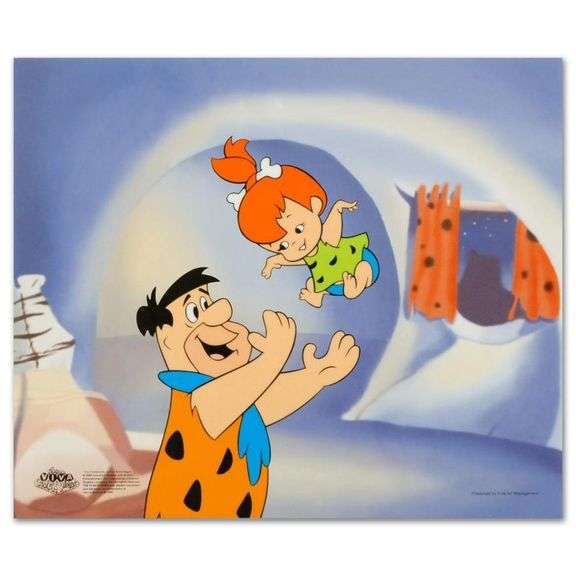Fred Tossing Pebbles by Hanna-Barbera,