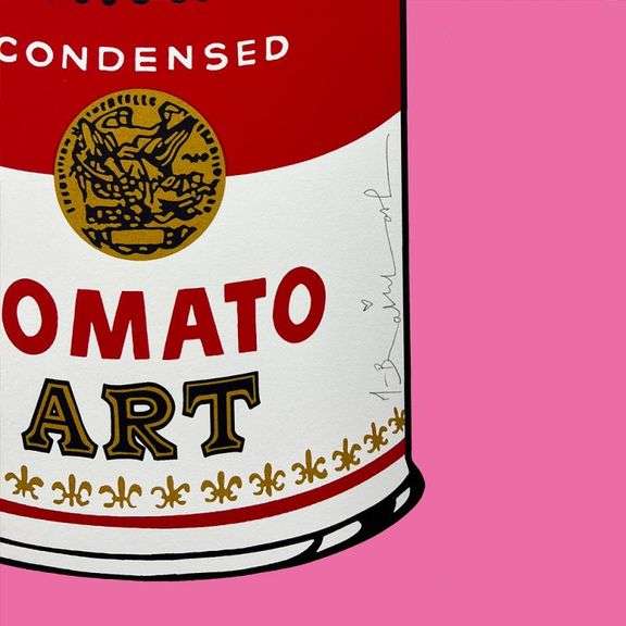 Tomato Pop (Pink) by Mr Brainwash,