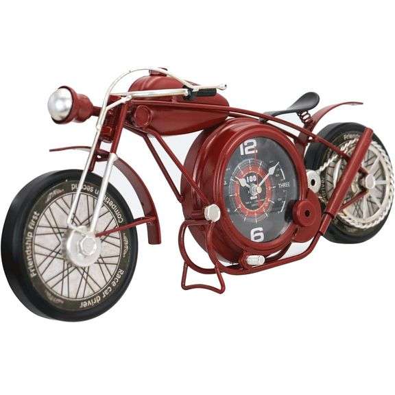 Classic Art Retro Motorcycle Wall Clock