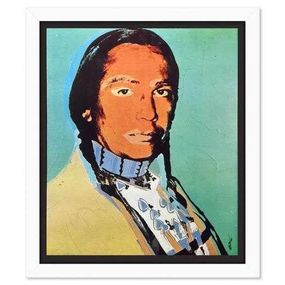 American Indian  3 Piece Set (Red, Blue & Black) by Warhol