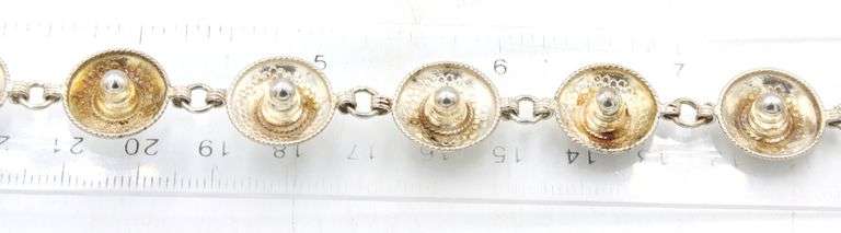 Group lot of 5 Vintage 925 sterling silver bracelets