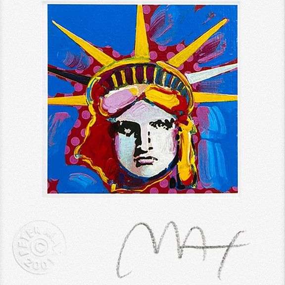 Liberty Head I by Peter Max