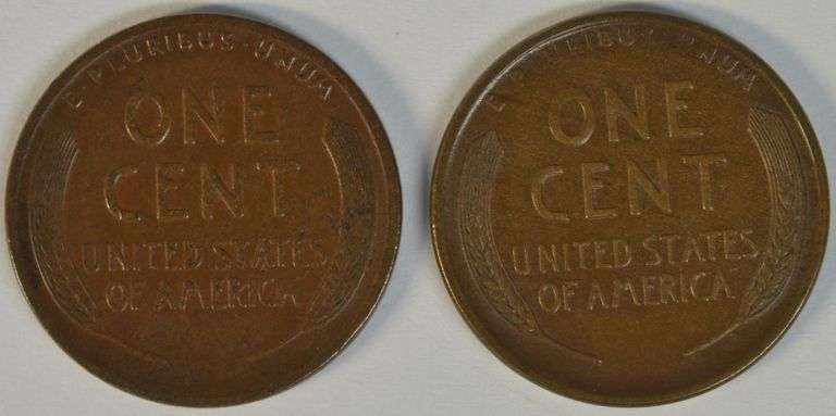 Better 1911-D & 1912-S Lincoln Cents in Choice XF45.