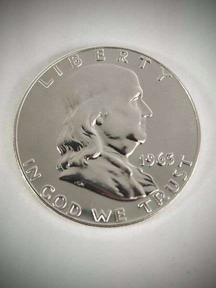 1963 Proof Quality Franklin Half Dollar