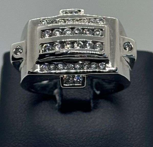 Stunning Man's Nickel Silver Ring