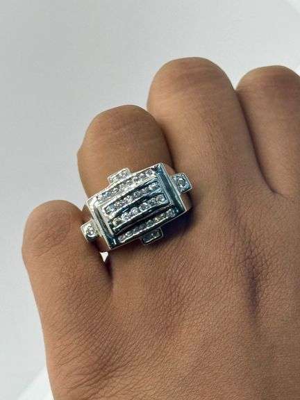 Stunning Man's Nickel Silver Ring