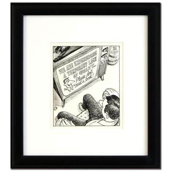 TV - Don't Read a Book (1993-D) by Bizarro