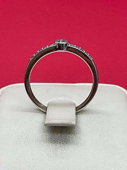 LADIES BRAND NEW 14K WHITE GOLD DIAMOND BAND