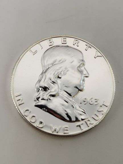 1963 Proof Quality Franklin Half Dollar