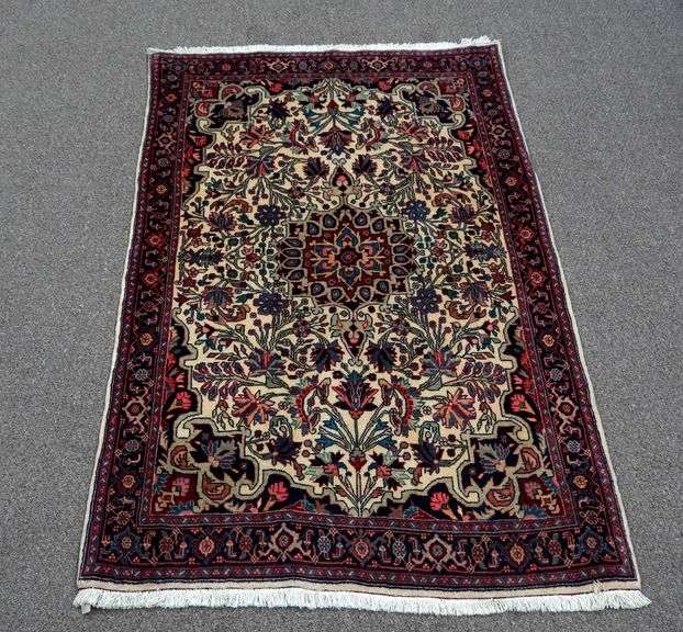 Handmade Persian Bidjar 3.6x5.6