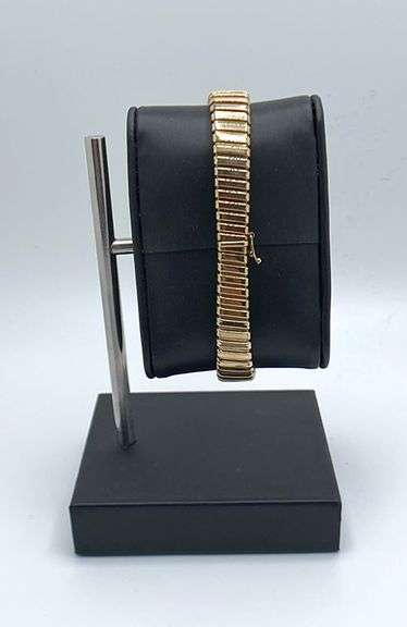 Italian 18K yellow gold diamond bracelet
