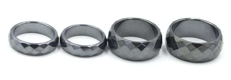 Group lot of 4 Titanium bands
