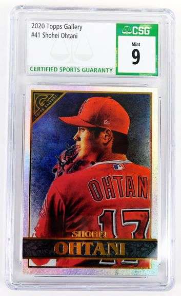 Shohel Ohtani Baseball Card, Mint 9