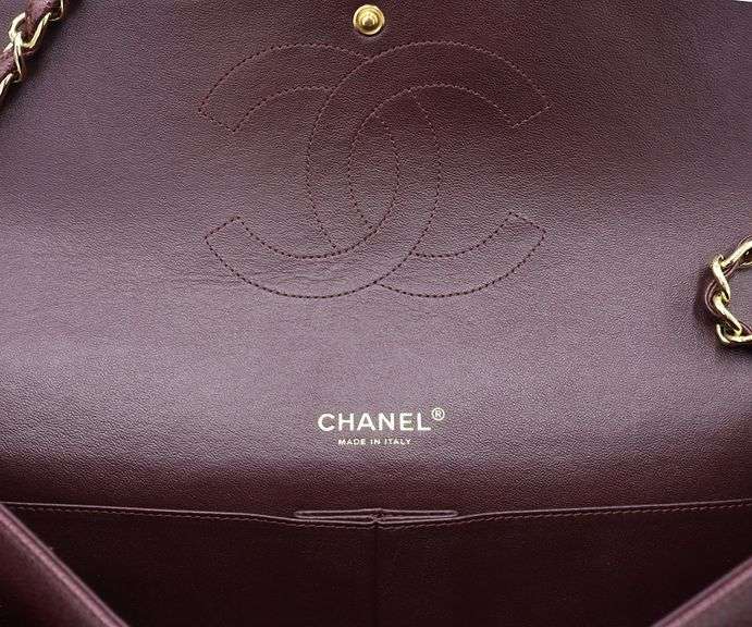 CHANEL Red Jumbo Classic Maxi Double Flap Crossbody Bag W/ Box & Card