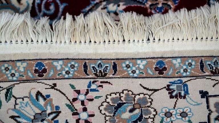 Handmade w/Silk Persian Nain 3.3x4.11