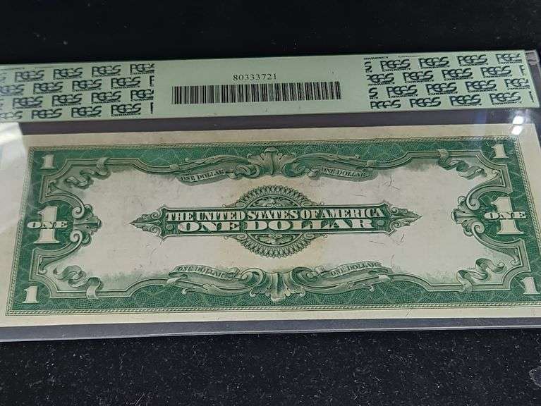 1923 Blue Seal $1 Silver Certificate 65 GEM