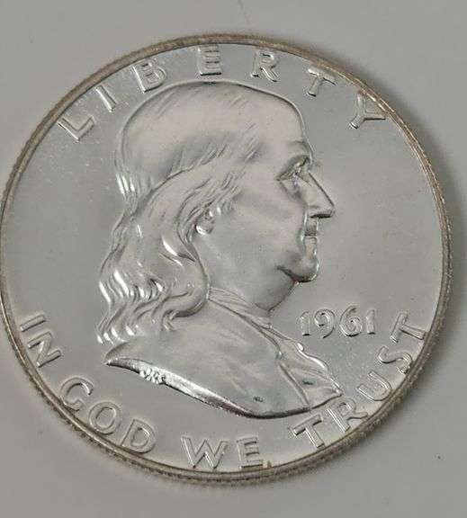 1961 Proof Quality Franklin Half Dollar
